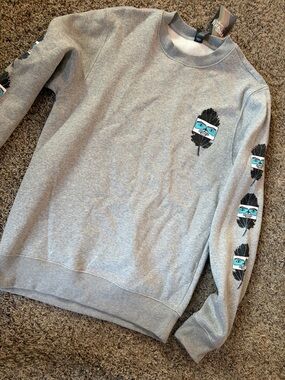 Men's Gray Chilkat Crewneck